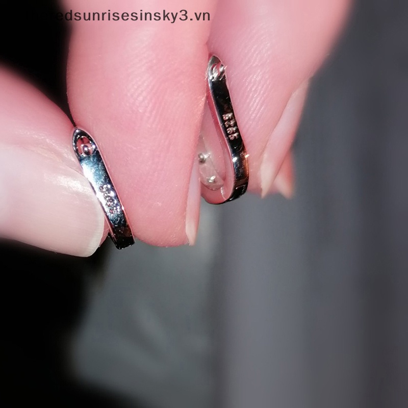 Bông Tai Mạ Bạc 925 Hình Mặt Ngựa Đính Đá Zircon Thời Trang