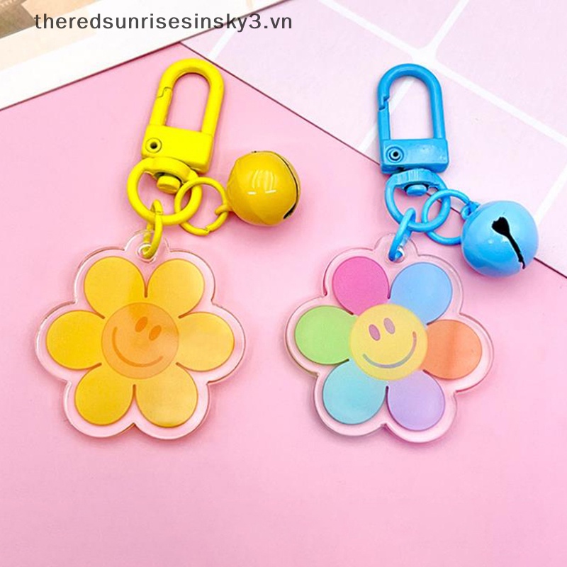 # # Móc Khóa Xe Hơi / Ba Lô / Mặt Cười / Bông Hoa Nhiều Màu Sắc Thời Trang