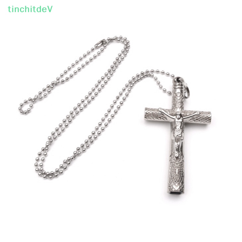 [TinchitdeV] Mặt Vòng cổ Hình Thánh Giá 6mm Bằng Kim Loại Điều Chỉnh Kích Thước