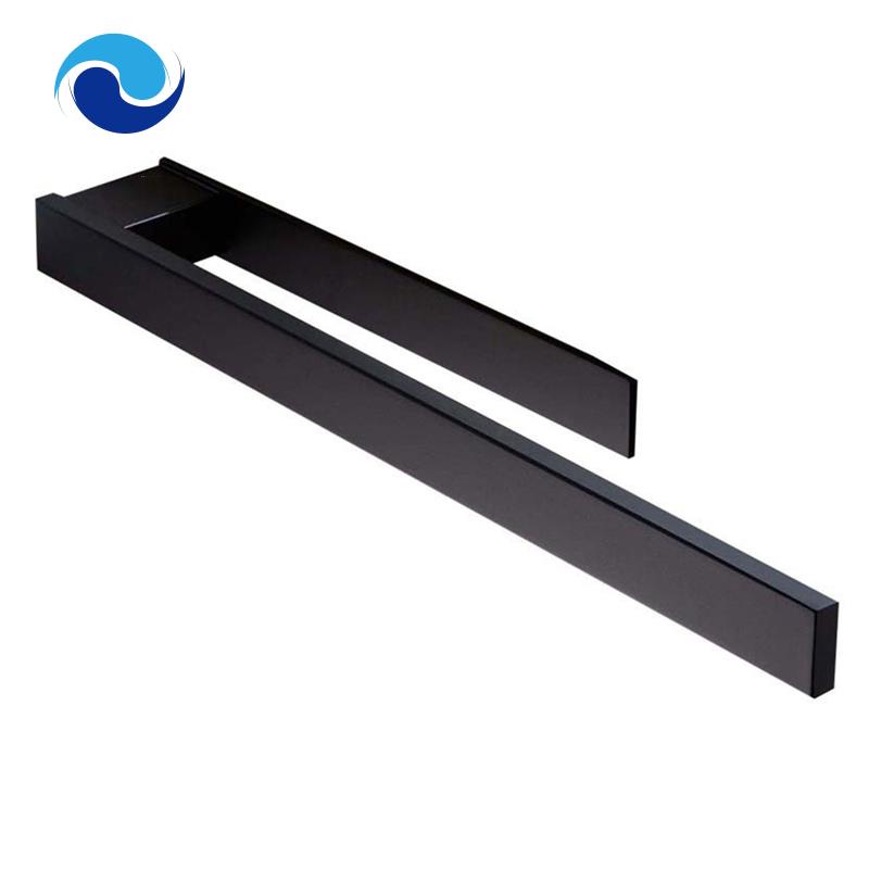 Giá Treo Khăn Bằng Thép Không Gỉ Màu Đen 39cm Tiện Dụng Cho Nhà Tắm