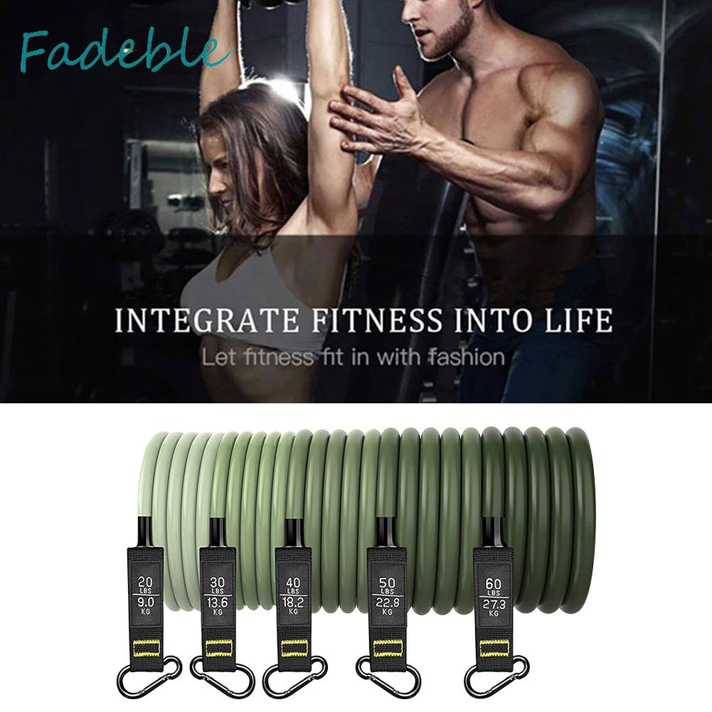 Set 11 Dụng Cụ Dây Kéo Đàn Hồi Hỗ Trợ Tập Thể Hình Chống Trượt