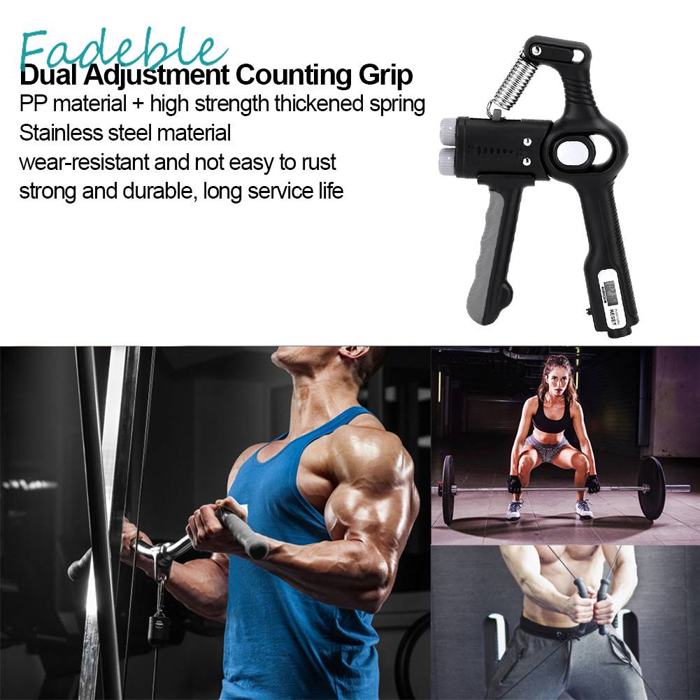 Dụng Cụ Đếm Bước Ngón Tay Có Thể Điều Chỉnh Hỗ Trợ Luyện Tập Gym / Thể