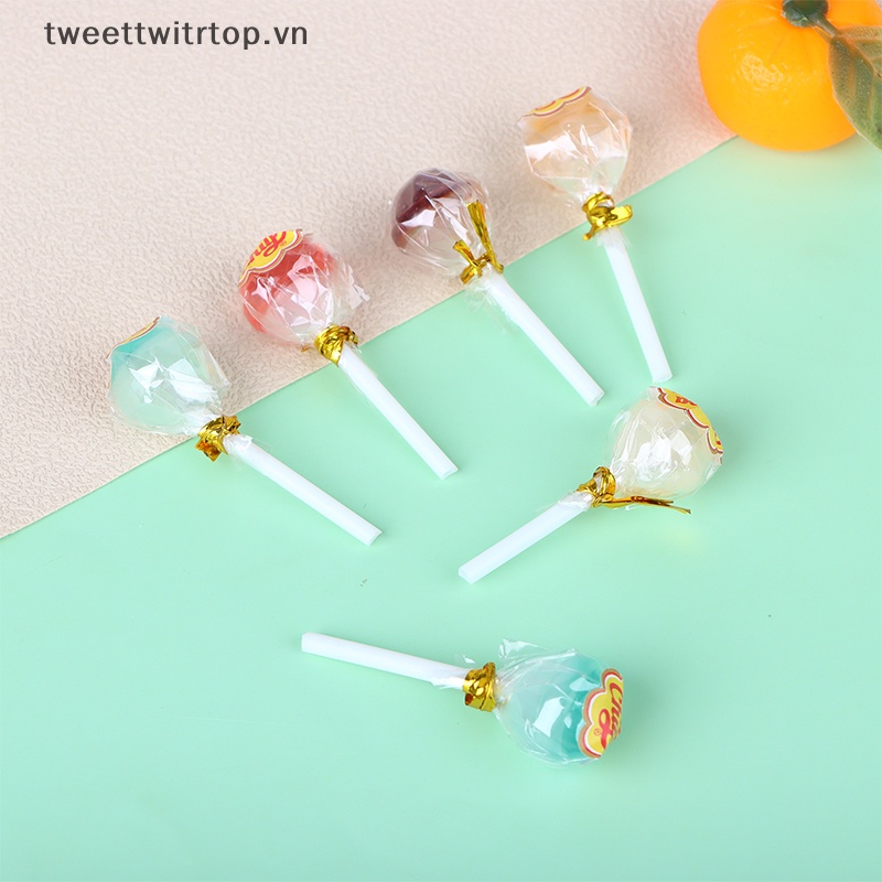 Kẹo Mút Mini Tỉ Lệ 1 / 12 Trang Trí Nhà Búp Bê