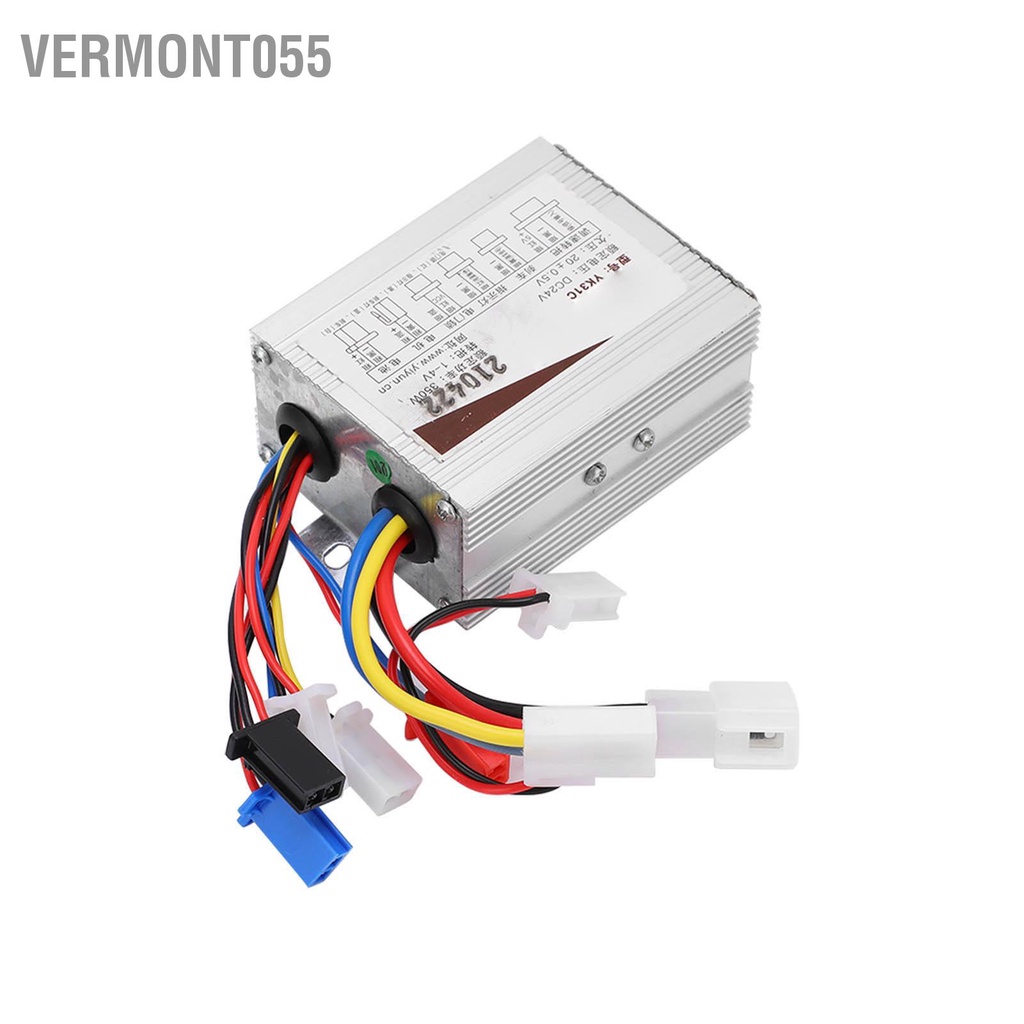 Vermont055 Bộ điều khiển xe tay ga điện YK31 24V 350W động cơ kéo dây DC chải