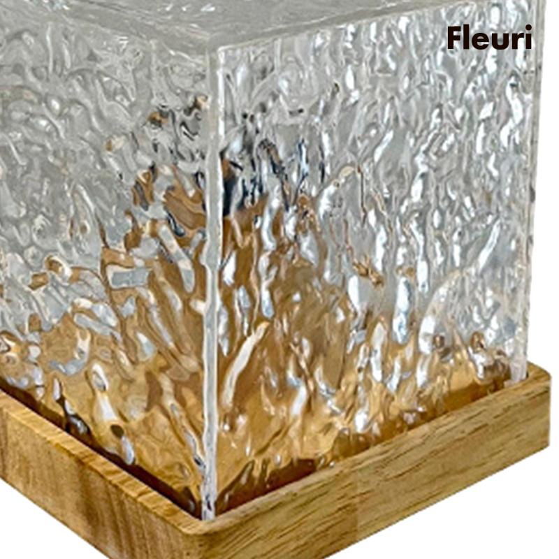 Đèn Ngủ Xoay Bằng Acrylic Họa Tiết Gợn Sóng Nước Độc Đáo Trang Trí Nhà Cửa / Quán Bar / Phòng Ngủ