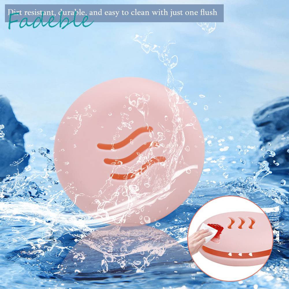 Giá Đỡ Mút Trang Điểm Bằng Silicone Hai Mặt Hình Tròn Tiện Lợi