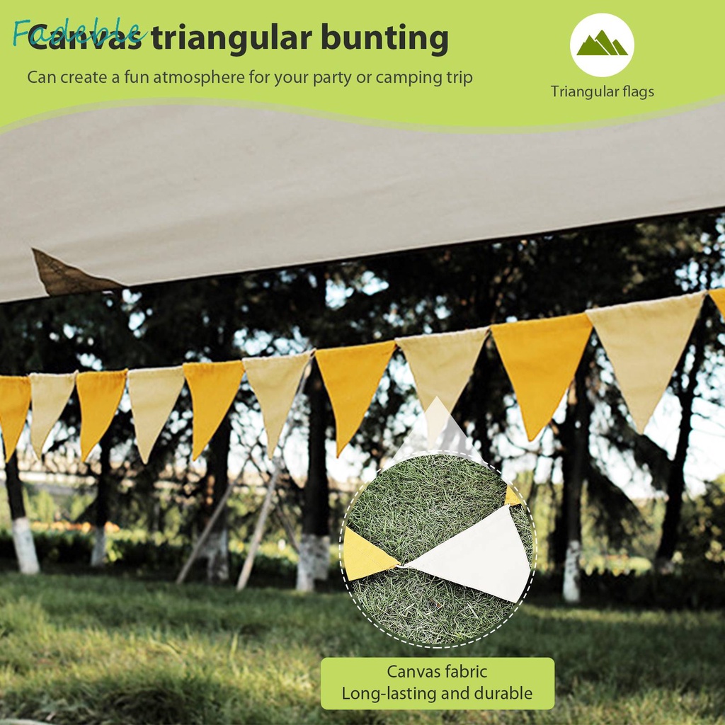 Cờ Tam Giác Treo Lều Cắm Trại Ngoài Trời Tiện Dụng