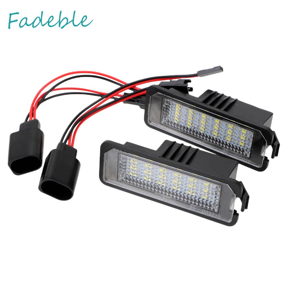 Đèn ChiếU SáNg BiểN Số Xe 12V 6500K Cho VW Golf 4 5 6 7 Passat B6 3C