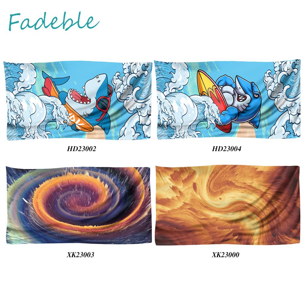 Thảm Tập Yoga / Đi Bơi Nhanh Khô In Họa Tiết Xinh Xắn