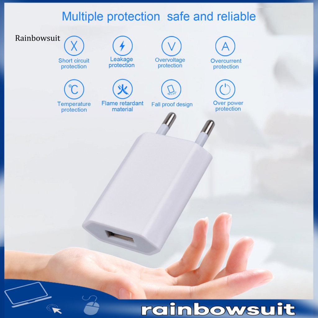 Phích Cắm Sạc Điện Thoại USB Phích Cắm EU Chịu Nhiệt Độ Cao