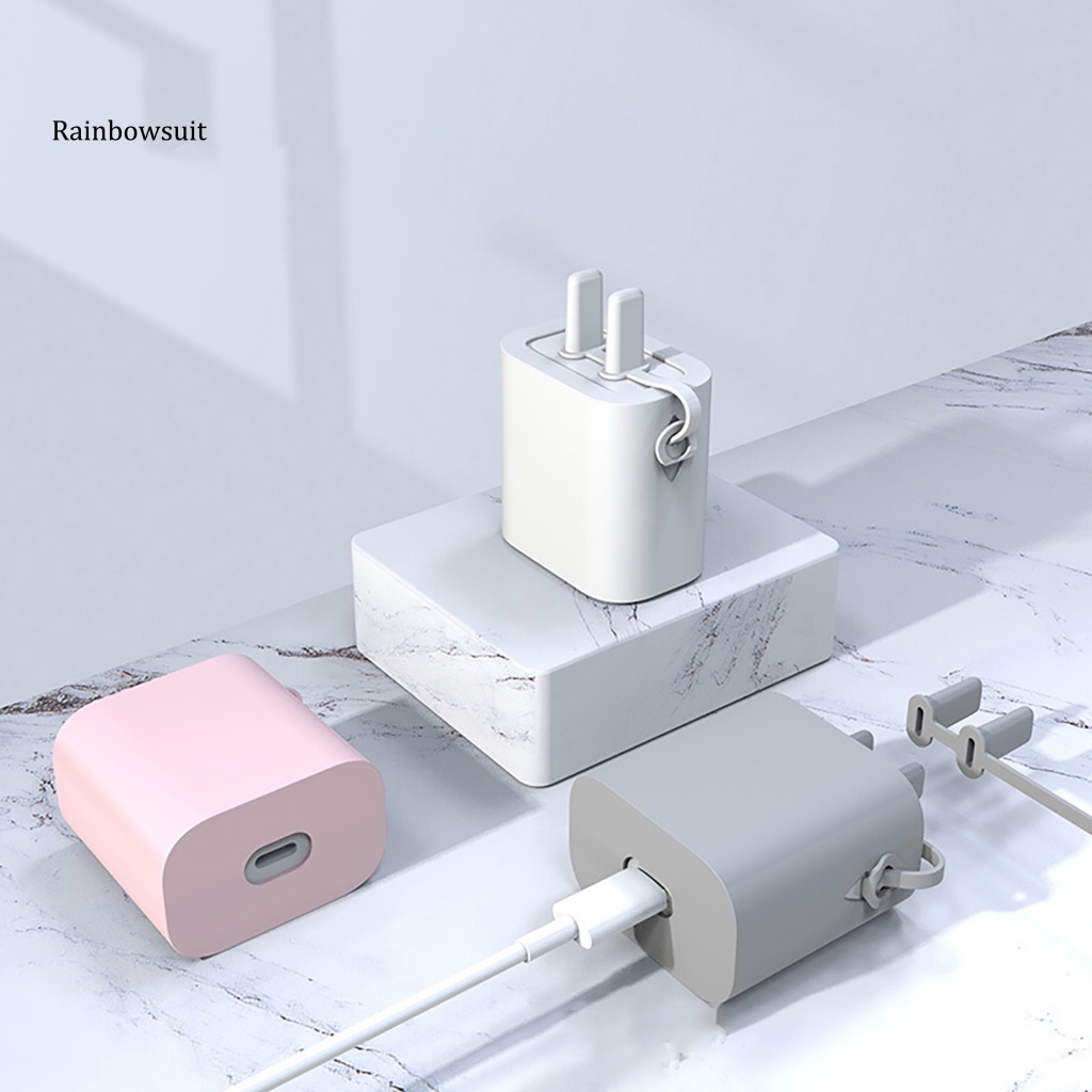 Vỏ Silicon Bảo Vệ Hộp Sạc Điện Thoại Thoải Mái Cho iPhone 18W / 20W