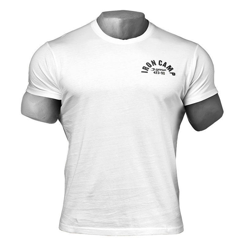 Gasp Fitness Training Short Sleeve T-shirt New Men's Wait Lifting Sports Top Base Half Sleeve Clothing Trendy Clothing Xnr1
