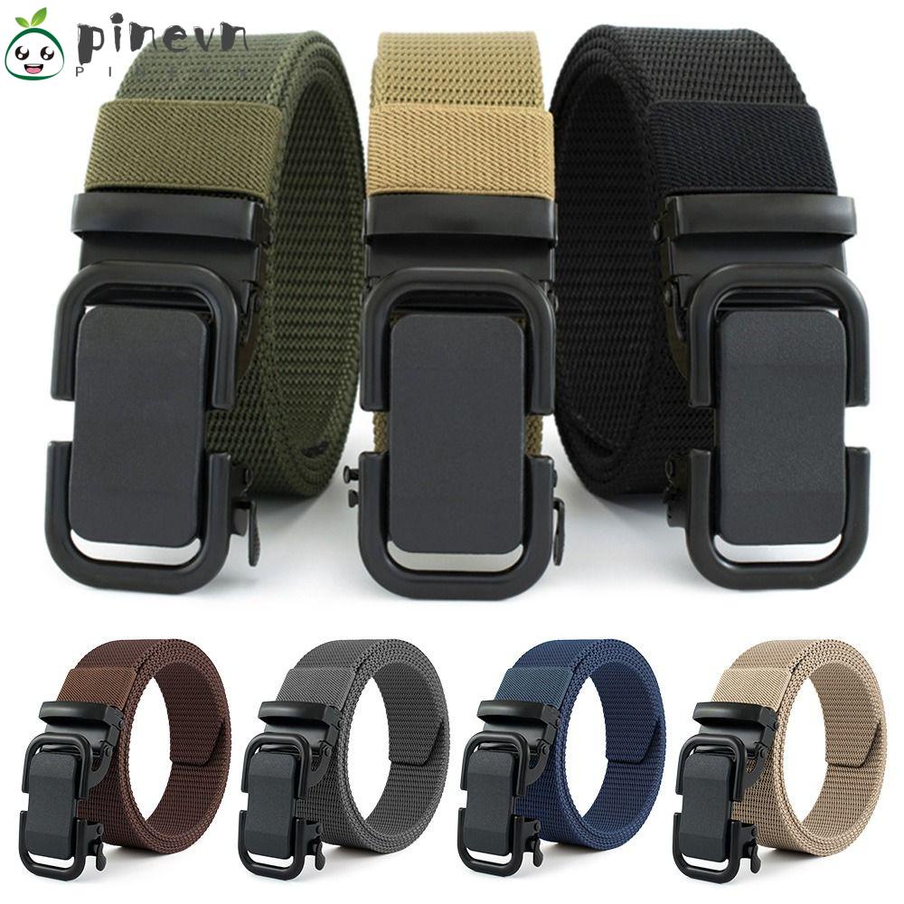 PINEVN Thắt Lưng Bện Sợi Nylon Thiết Kế Đơn Giản Sang Trọng Cho Nam