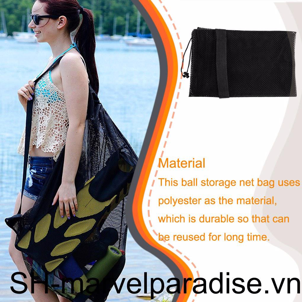 Túi Lưới Đựng Bóng Đá / Bóng Chuyền Sức Chứa Lớn Tiện Dụng