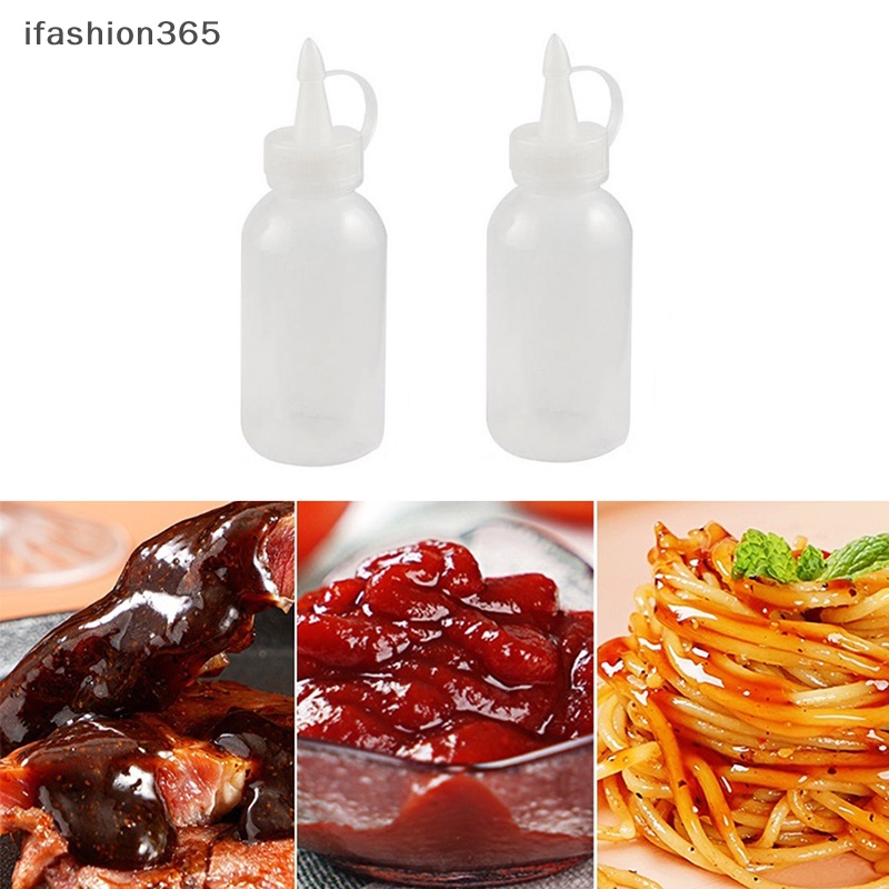 Set 2 Hũ Đựng Gia Vị Bằng Nhựa 100ml Tiện Dụng Mang Theo Du Lịch