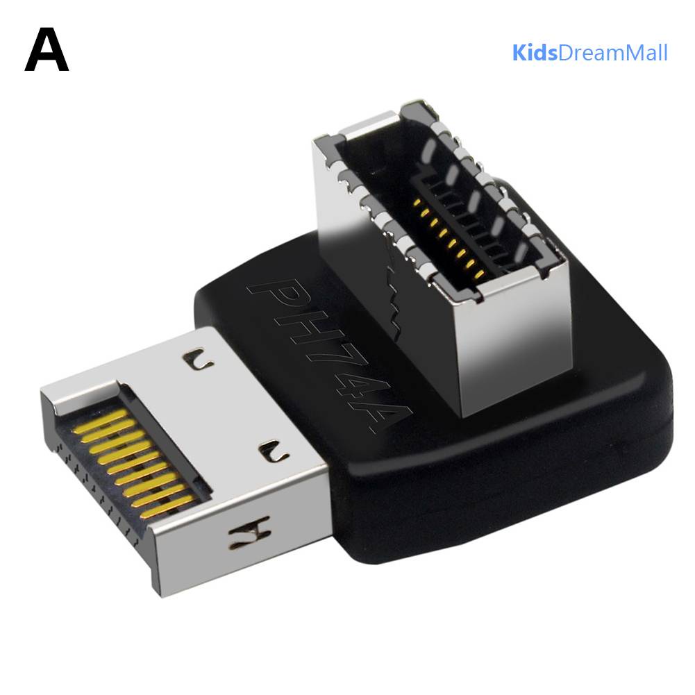 Bộ Chuyển Đổi USB 3.1 Type E 90 Độ Phía Trước USB C Cho Bo Mạch Chủ PC