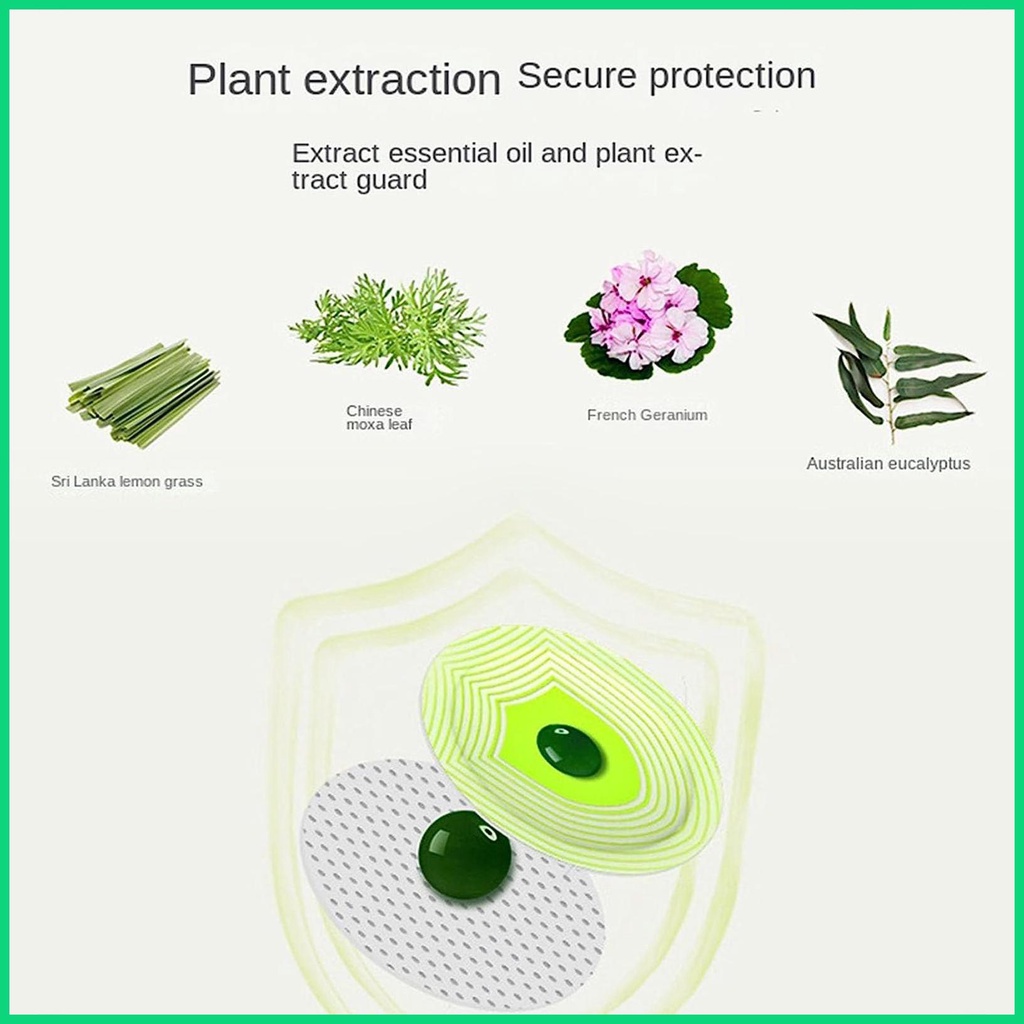 Set 10 Miếng Vá Hạt Chống Ngứa Đa Năng Dùng Ngoài Trời