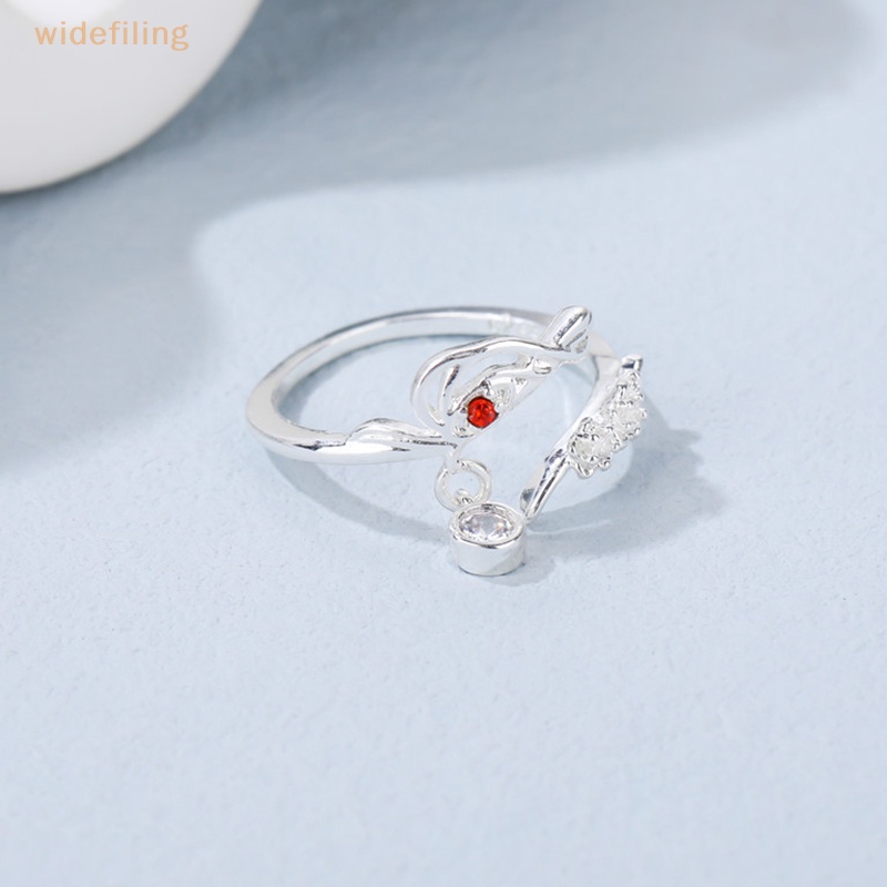 Widefiling Nhẫn Unisex Có Thể Điều Chỉnh Hình Anime Tian Guan Ci Fu Blessing Hua Cheng Xie Lian Quà Tặng Trang Sức Cho Cặp Đôi