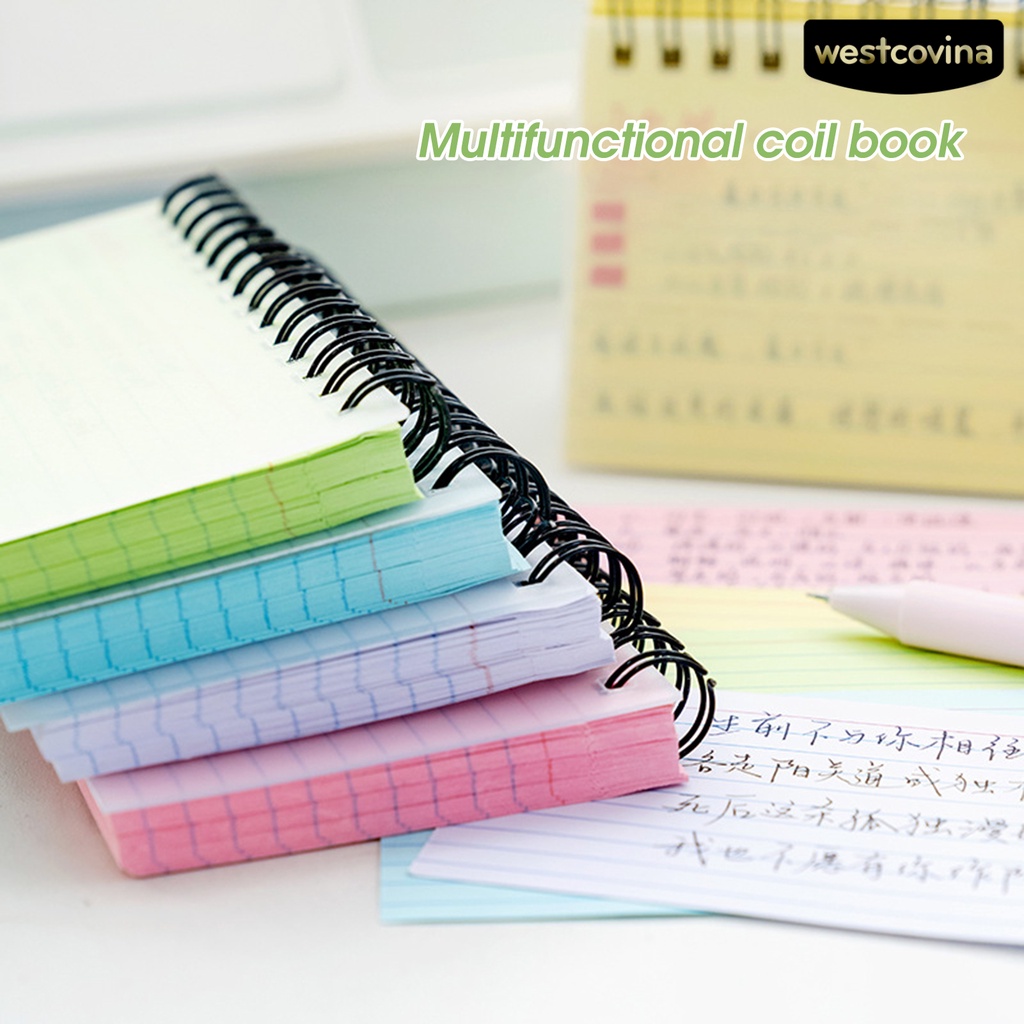 [WSTN] [WSTN]✎Sổ Ghi Chú Cuộn Tròn Dày Trơn Mịn Màu Sắc Kẹo Ngọt