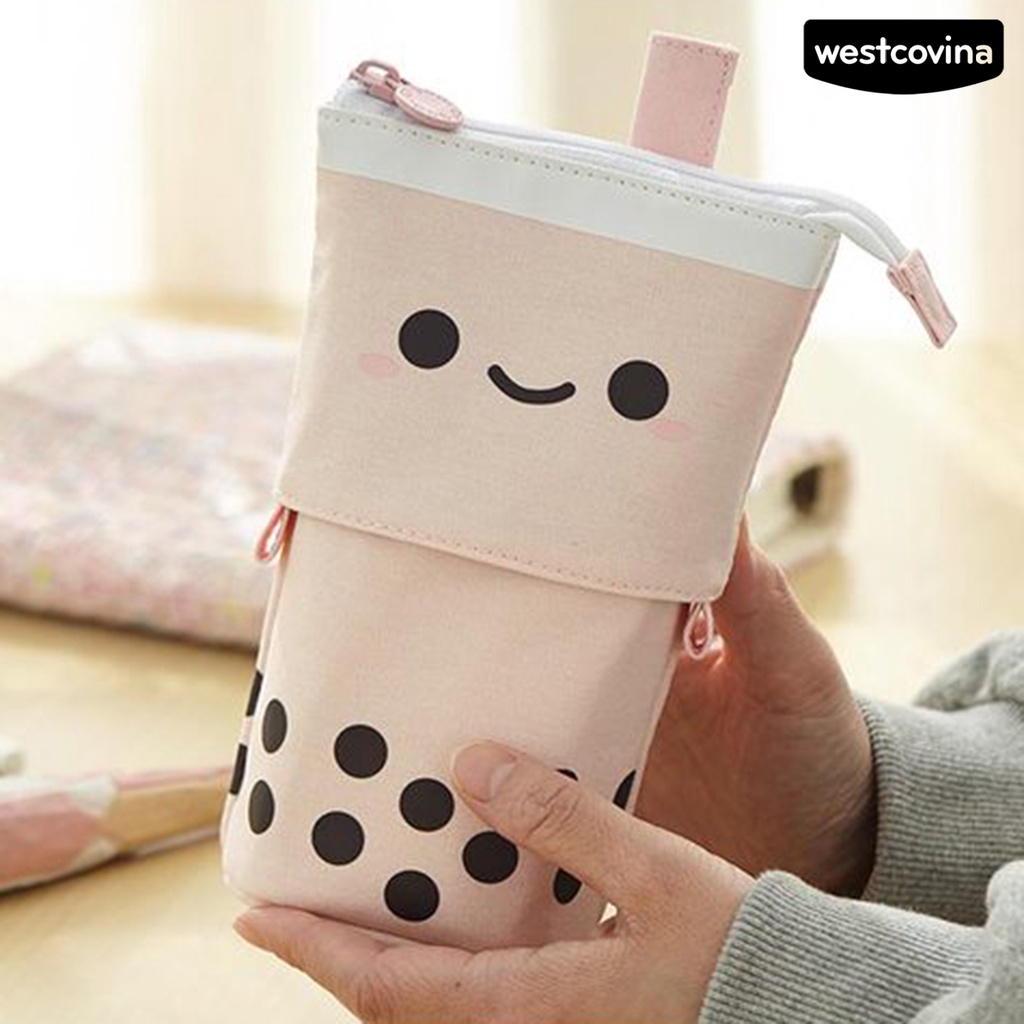 [WSTN]✎Túi Đựng Bút Bằng Vải Canvas Họa Tiết Hoạt Hình Dễ Thương