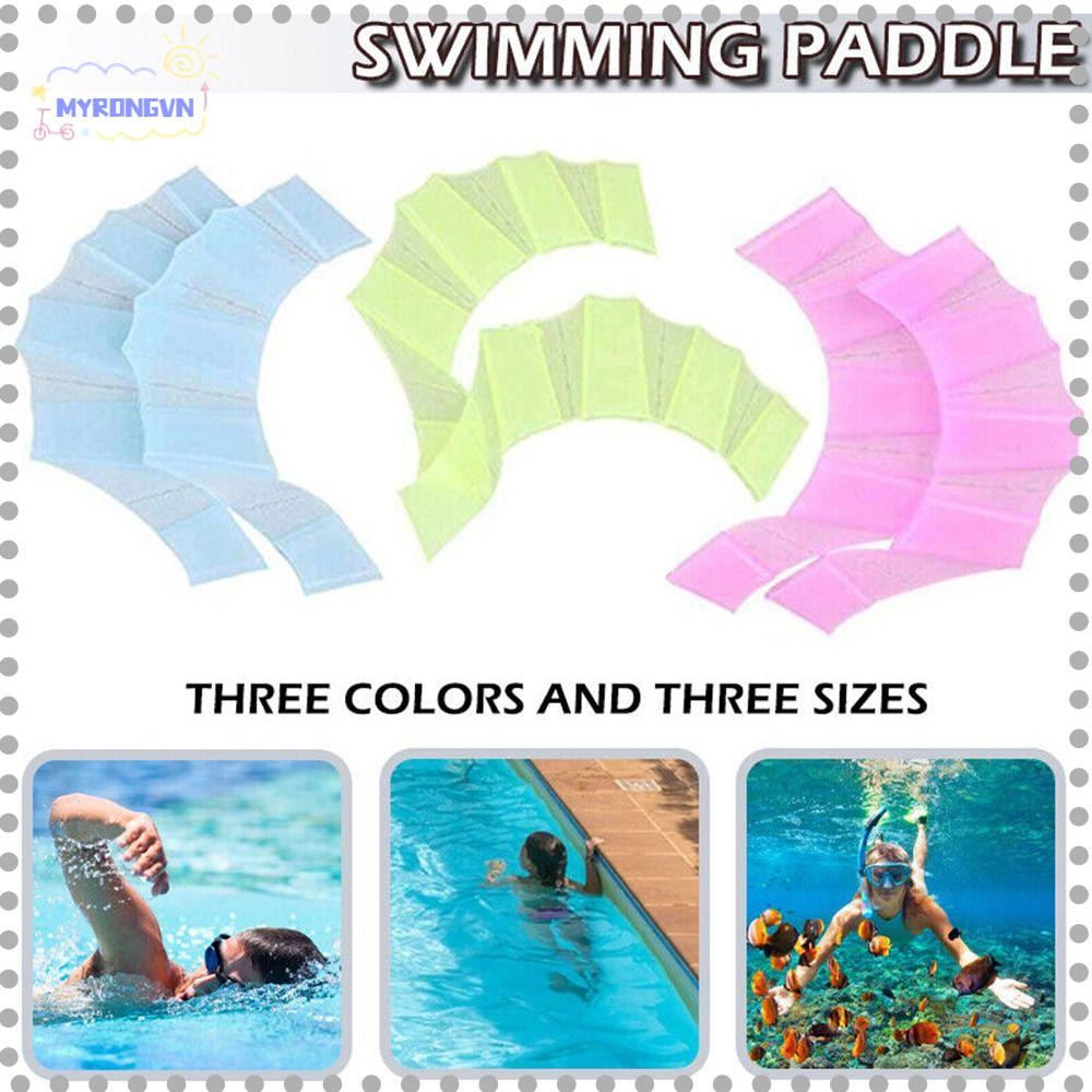 MYRONGVN 1 Cặp Vây Bơi Lội Bằng Silicone Chống Rung Tiện Dụng Cho Nam Và Nữ