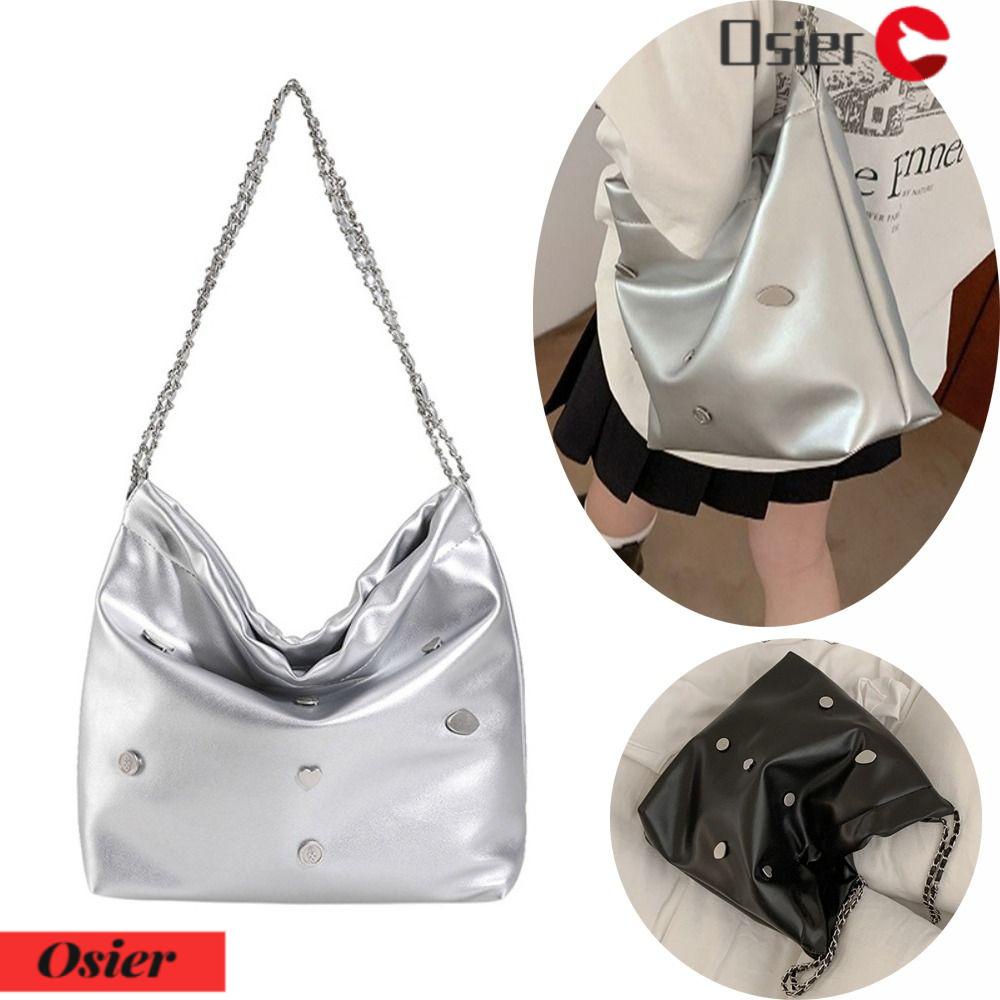 OSIER1 Túi Da Đeo Chéo Sức Chứa Lớn Thời Trang Cho Nữ