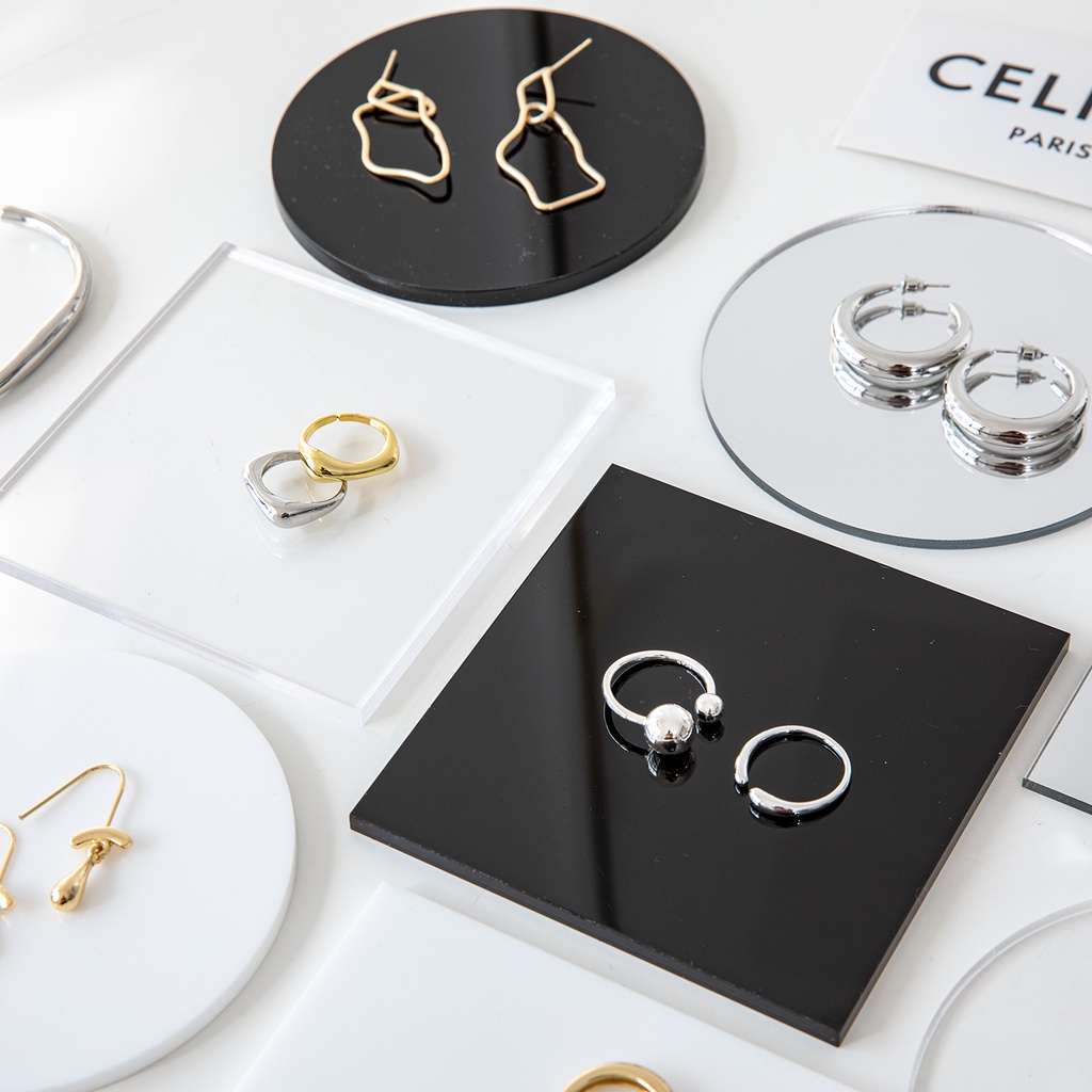 Bộ Tấm Phông Nền Acrylic Tráng Gương Phản Quang Dùng Làm Đạo Cụ Chụp Ảnh