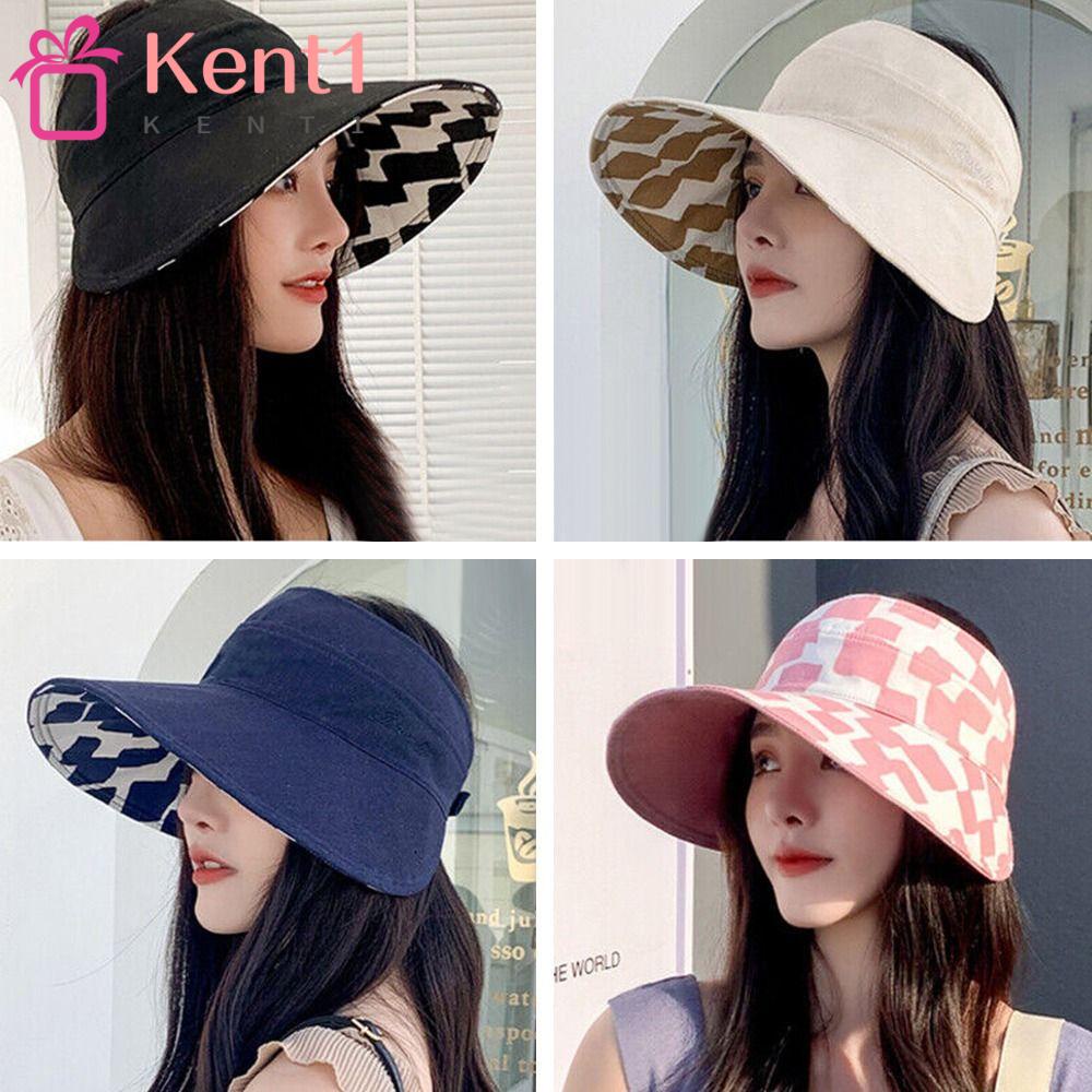 KENT1 Mũ Rộng Vành Chống Tia UV Thời Trang Đi Biển Mùa Hè Dành Cho Nữ