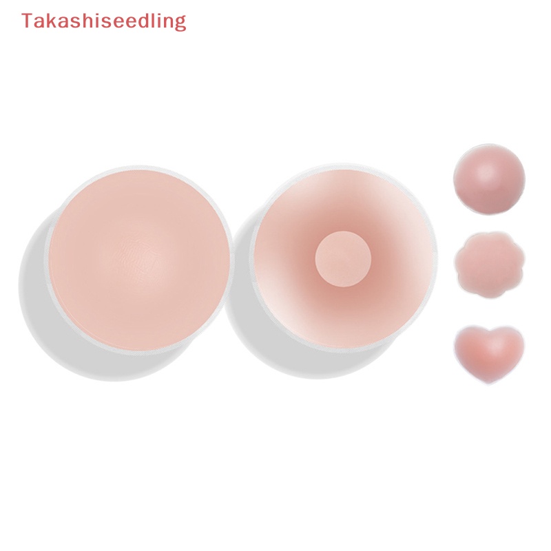 1 Cặp Miếng Dán Ngực Silicone Vô Hình Tái Sử Dụng Được Cho Nữ