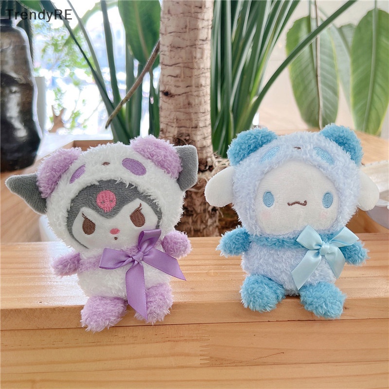 Móc Khóa Hình Thỏ Nhồi Bông Dễ Thương 14cm