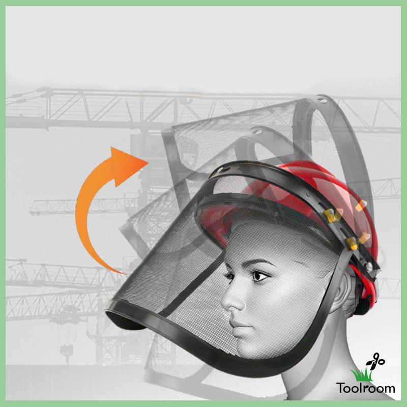 Bộ Giá Đỡ Mặt Và Mũ Cứng Chuyên Nghiệp Dạng Lật Lên Xuống Bằng Dây Kim Loại