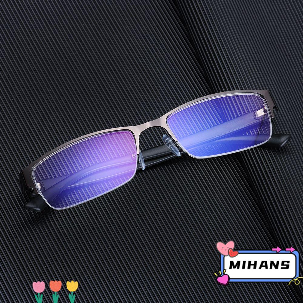 MIH Kính Đọc Sách Nửa Gọng Chống Ánh Sáng Xanh Phong Cách Vintage