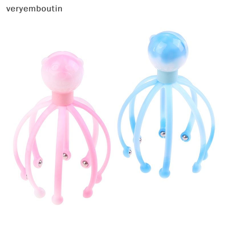 Dụng Cụ Mát Xa Đầu Hình Bạch Tuộc Giúp Giảm Căng Thẳng