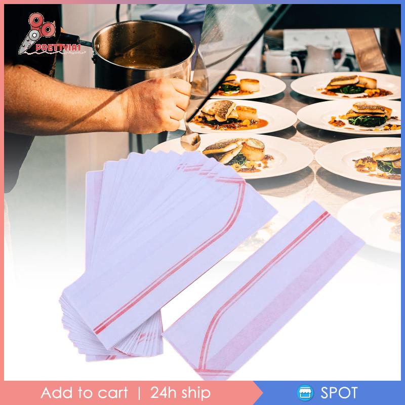 Set 40 Mũ Đầu Bếp Bằng Giấy Sử Dụng Một Lần Cho Người Lớn Và Trẻ Em