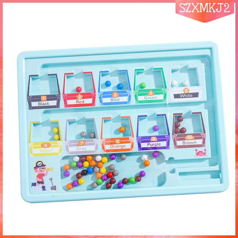 Đồ Chơi Mê Cung Hạt Nhiều Màu Sắc Cho Bé 3 4 5 Tuổi