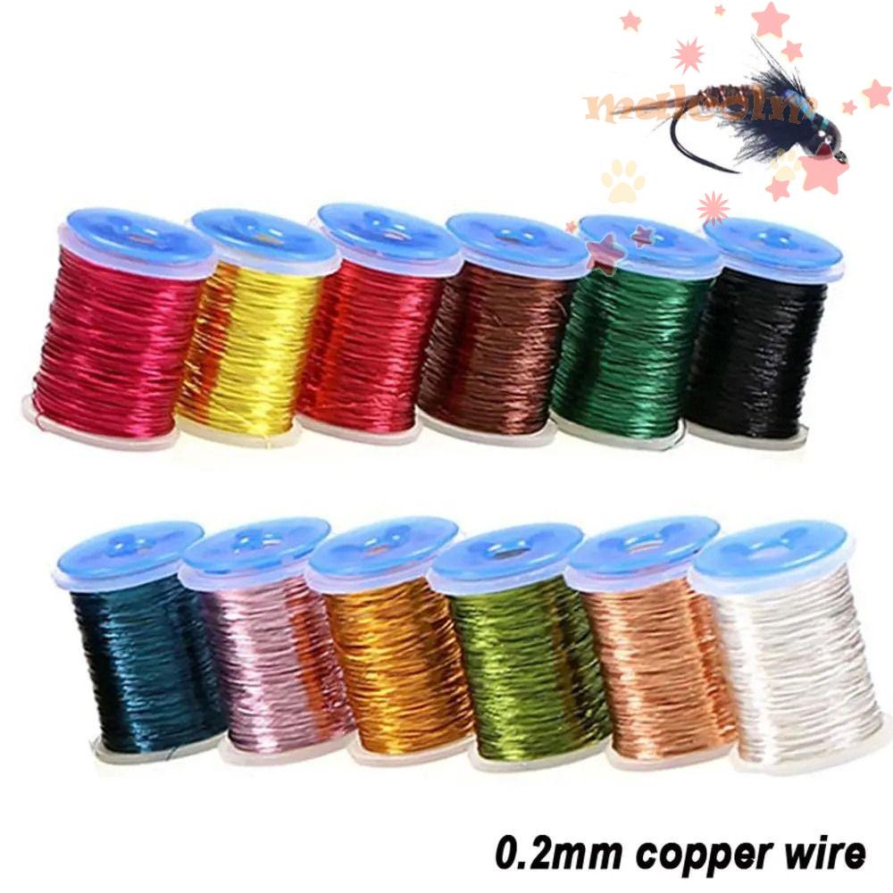 MALCOLM Cuộn Dây Đồng Phụ Kiện Câu Cá 0.2mm 26 yards