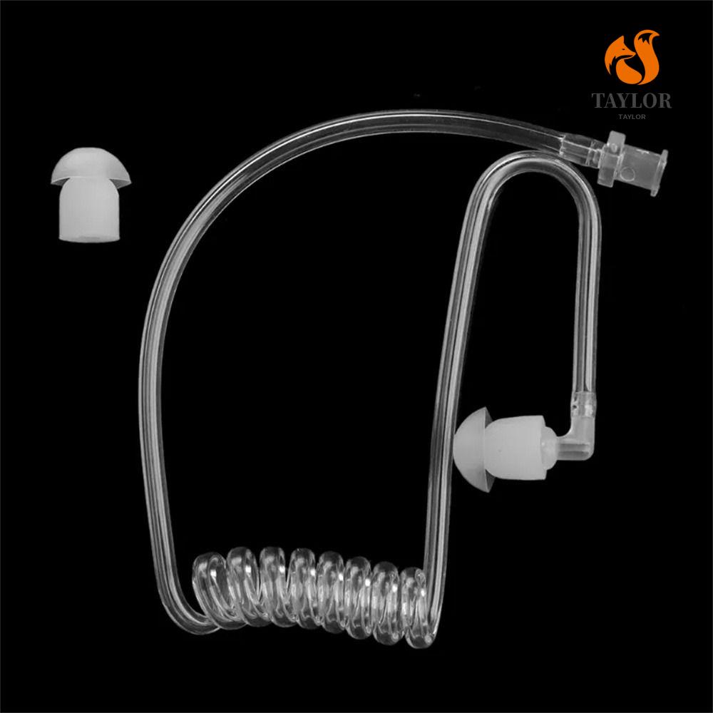 Dây Tai Nghe Hai Chiều Bằng Silicon Trong Suốt Cho Baofeng Walkie Talkie