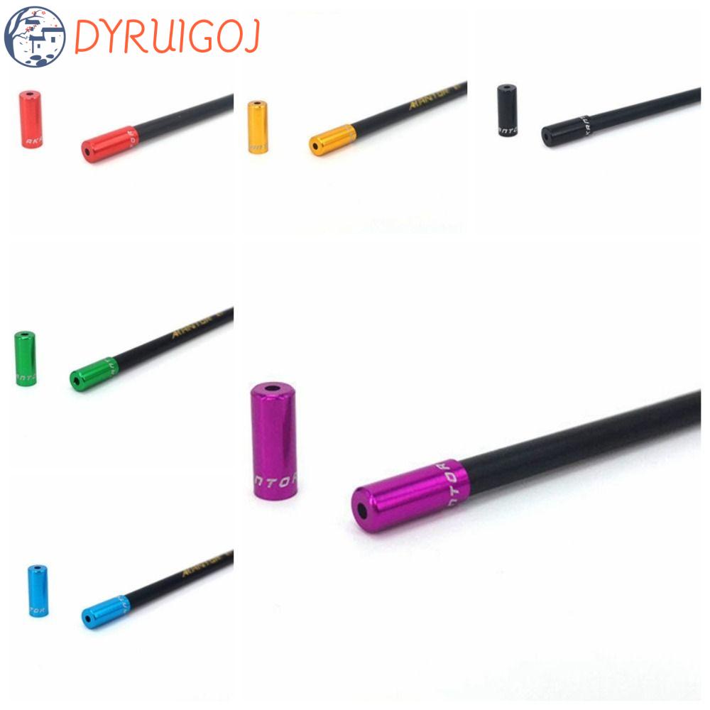 DYRUIDOJ Set 5 Vỏ Bọc Dây Phanh Xe Đạp 4mm / 5mm Bằng Nhôm Gọn Nhẹ