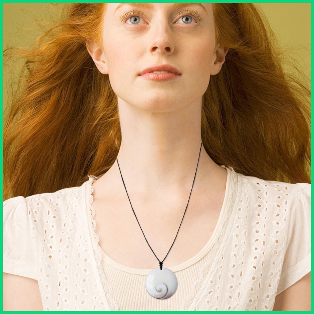 Vòng cổ Mặt Tròn Đính Đá Quý Tự Nhiên Thời Trang Cho Nữ