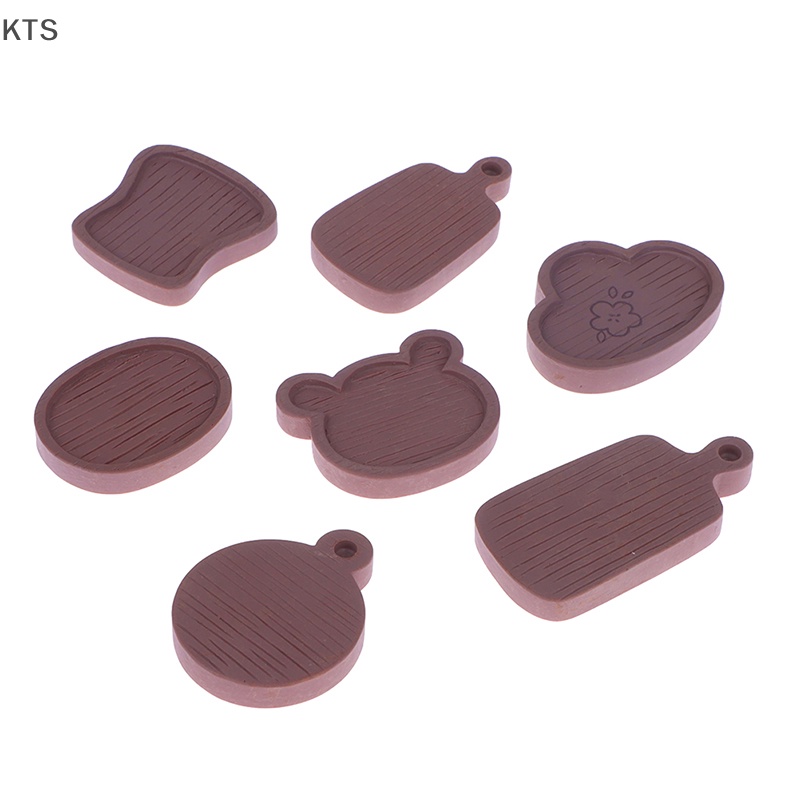 Set 5 Khay Gỗ Mini Nhiều Màu Sắc Dùng Để Trang Trí Nhà Búp Bê