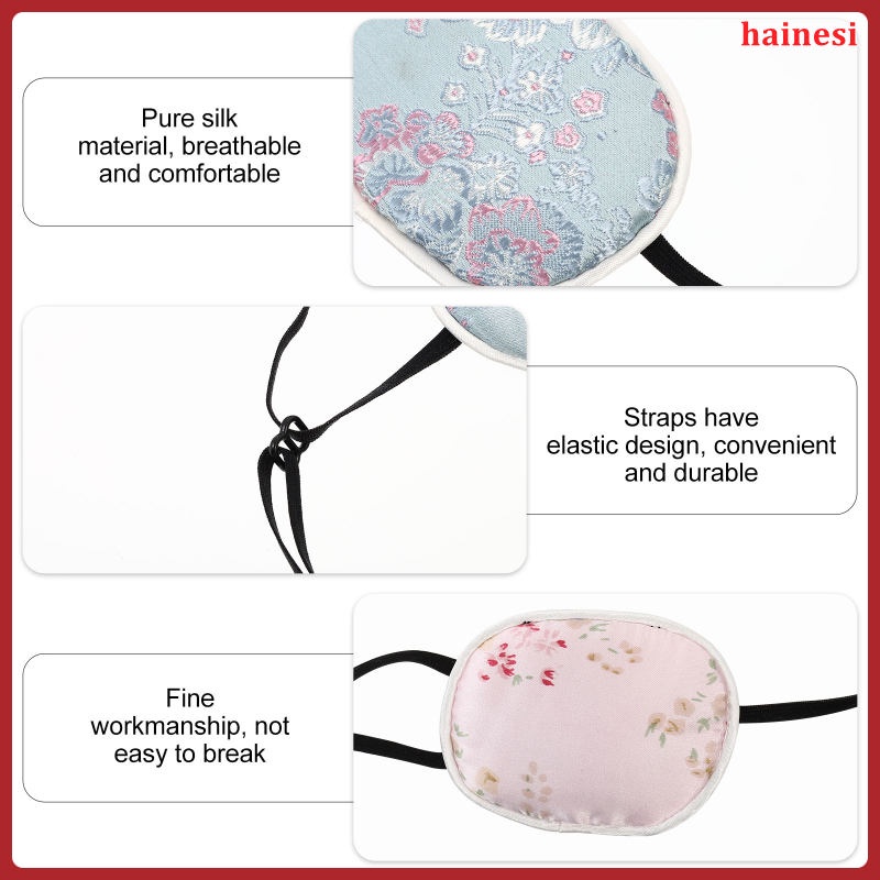 Bộ 2 Miếng Bịt Mắt Ngủ 3d Bằng Lụa Che Phủ Mắt Dành Cho Trẻ Em