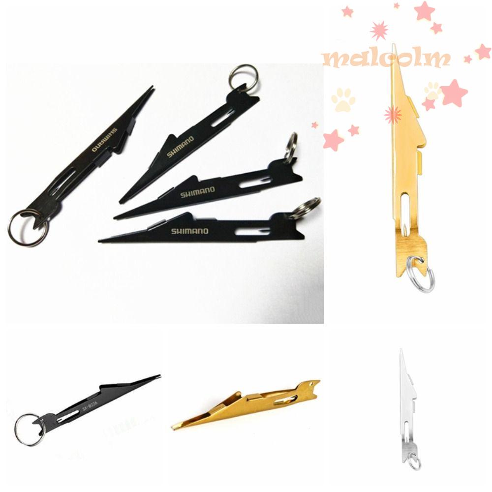 MALCOLM Dụng Cụ Thắt Nút Dây Câu Cá Nhanh Chóng Bằng Thép Không Gỉ