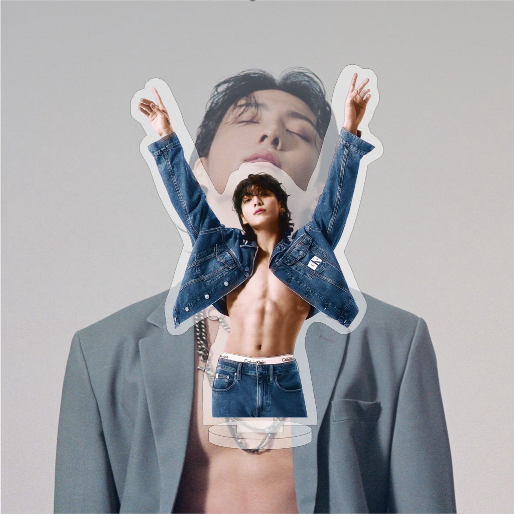 Album Ảnh Hai Mặt Acrylic Hình Jung Kook Nhóm Nhạc Kpop Bangtan Boys