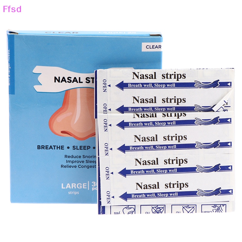 Bộ 30 Miếng Dán Mũi Chống Ngáy Khi Ngủ Tiện Dụng