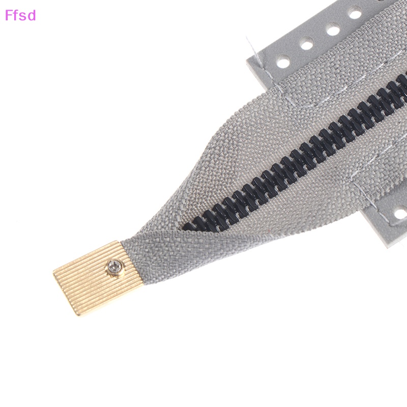 {Ffsd} Túi Xách Da PU Cứng Khóa Kéo Kim Loại Phụ Kiện May Vá Thủ Công