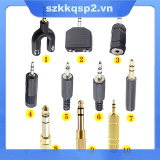 Dây Cáp Âm Thanh Chuyển Đổi Đầu Cắm 3.5mm 6.5mm Sang Ổ Cắm 3.5mm 2.5mm Cho Loa aux vnk2