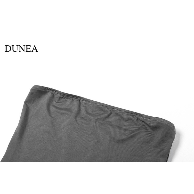 DUNEA Áo Tank Top Màu Trơn Hở Vai Thời Trang Dành Cho Nữ