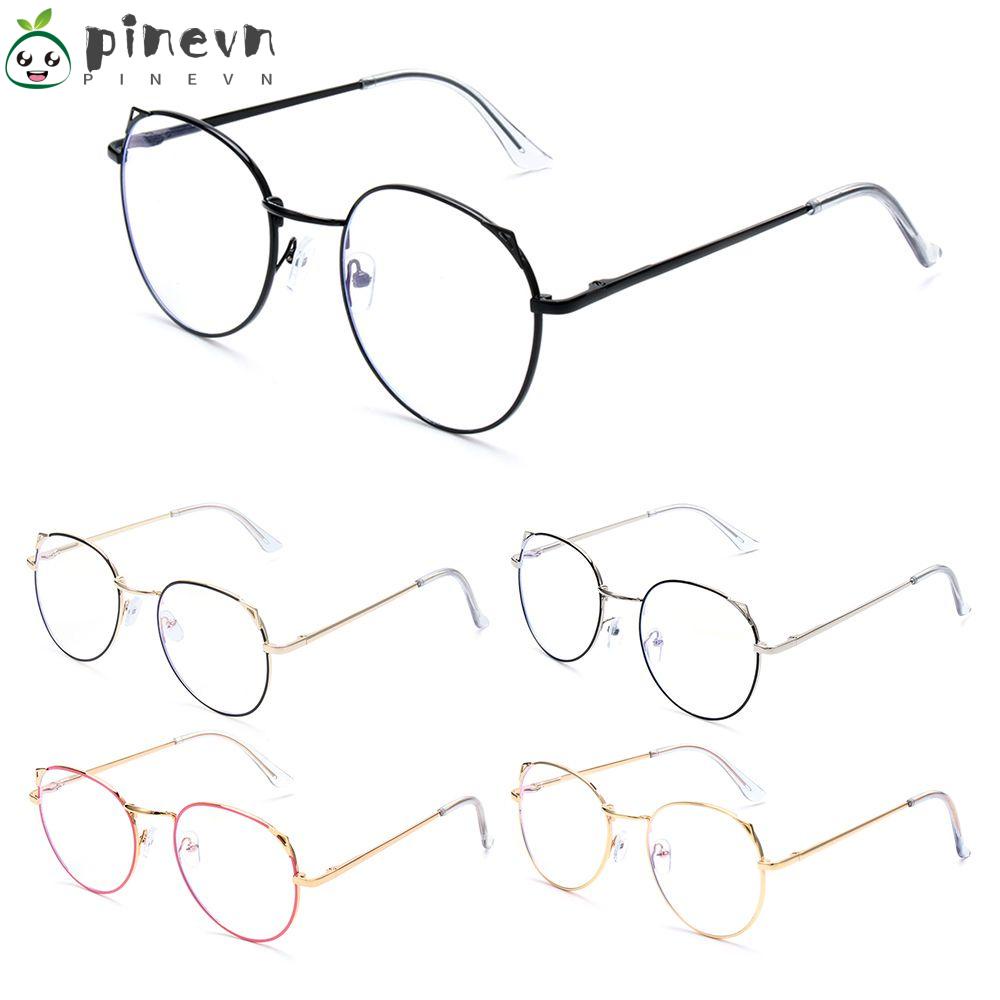 PINEVN Mắt Kính Gọng Tròn Chống Ánh Sáng Xanh Phong Cách Retro Thời Trang Cho Máy Tính