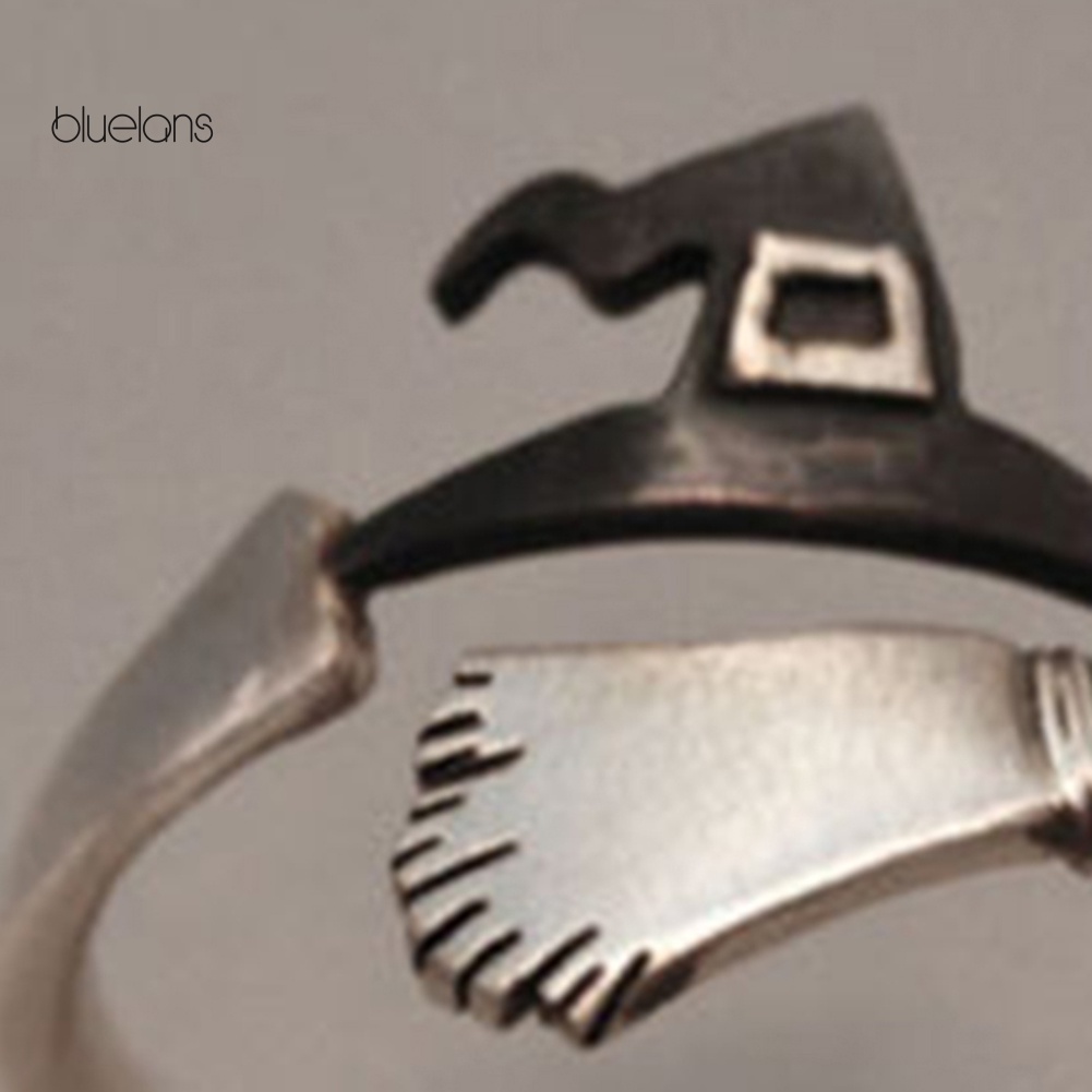 Nhẫn Hở Hình Nón Và Chổi Phù Thủy Có Thể Điều Chỉnh Kích Cỡ