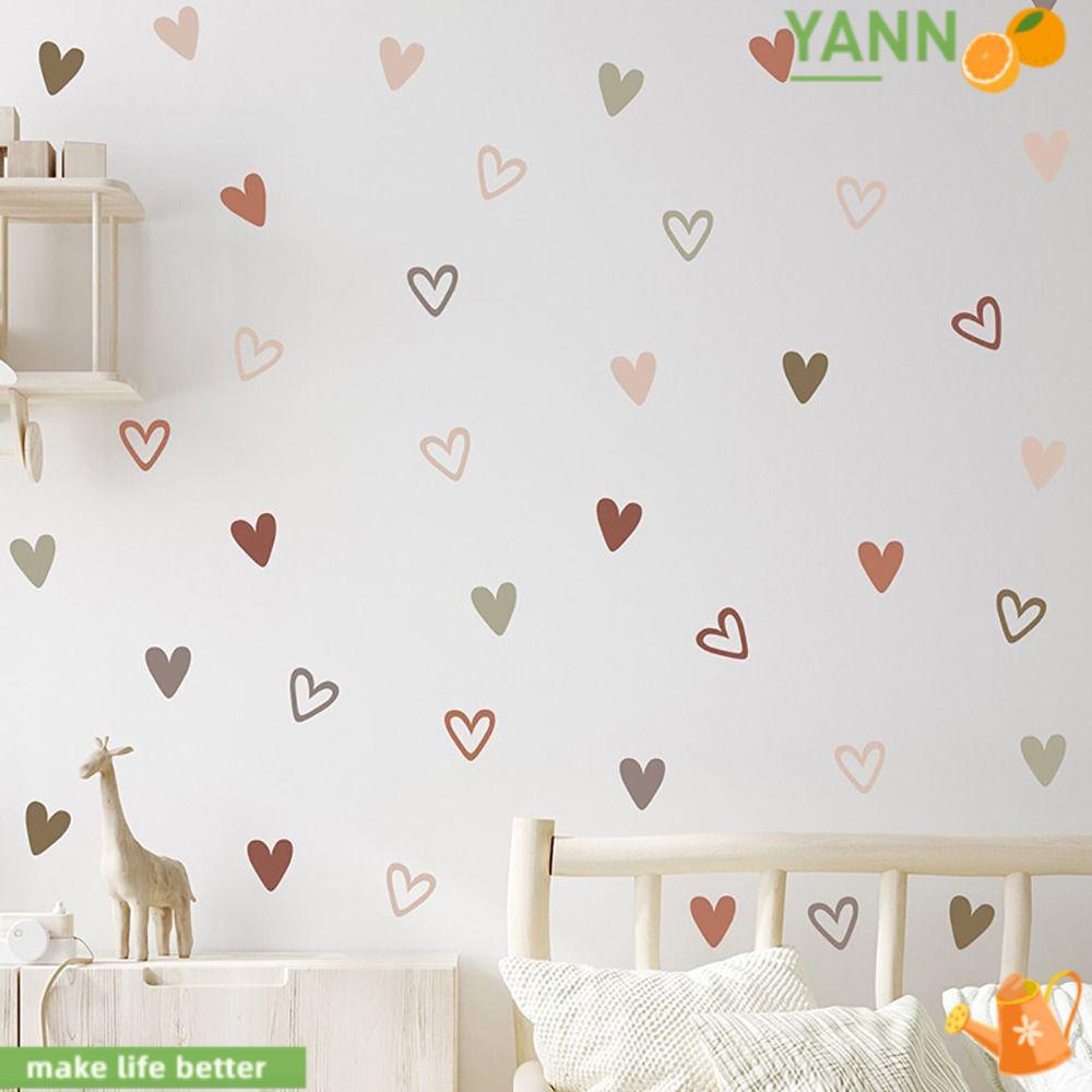 YANN1 Bộ 10 Miếng Dán Tường Trang Trí Phòng Ngủ Cho Bé Gái